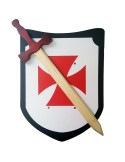 Set espada y escudo templario