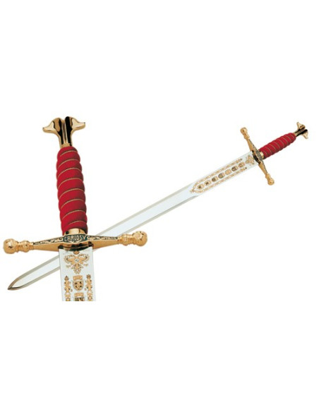 Karel V Mandoble in goud