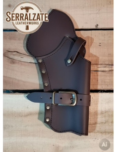 Funda de cartuchera para revólveres del oeste, marrón 2