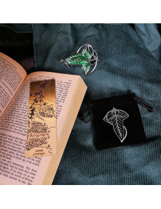 Pack Brosche von Lothlórien und Lesezeichen - Der Herr...