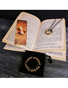 Pack Anillo Único y Marcapáginas de metal-El Señor de los...