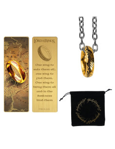 Einzelner Ring- und Metall-Lesezeichen-Set - Der Herr der... 2