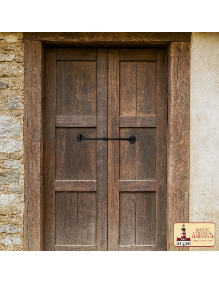 Pestillo rústico con gancho y ojo...