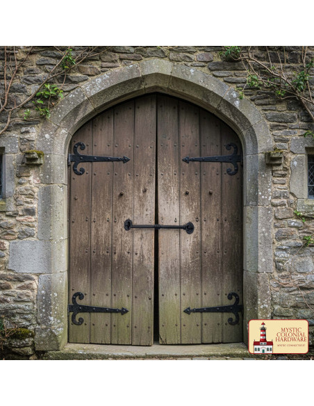 Rustieke haak- en oogsluiting voor...