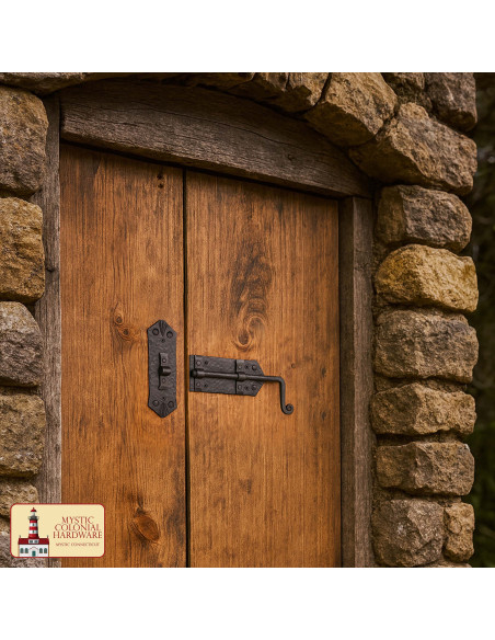 Pestillo rústico forjado a mano para...