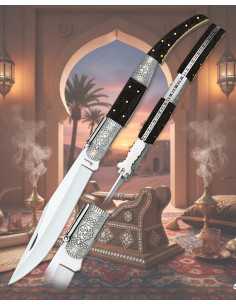 Arabisches dekoriertes Messer Nummer drei von Albainox,...