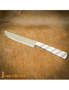 Mittelalterliches Küchenmesser mit Knochengriff, 27 cm. 2
