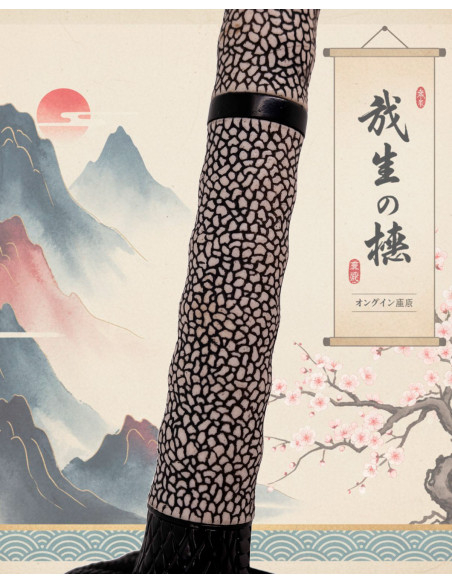 Dekorative Katana Griff Cobra Schwarz