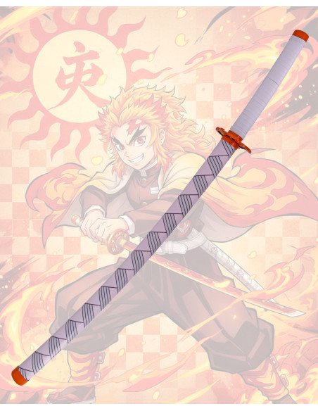 Dekorativ katana Rengoku Kyoujurou...