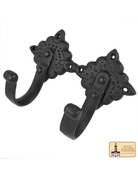 Dubbele rustieke muurhaken (13,9 x 5...