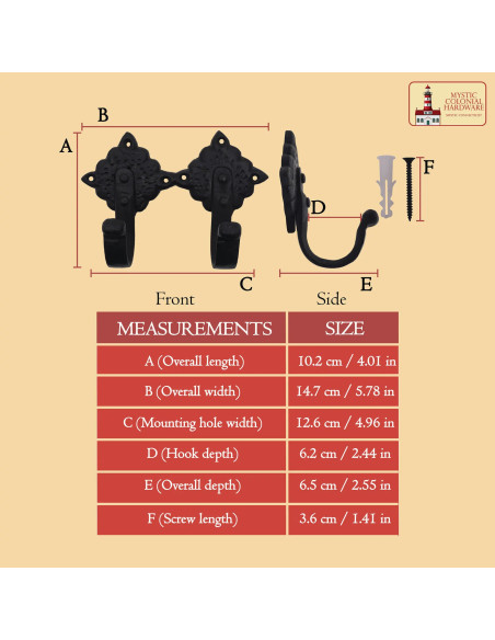 Soporte doble rústico para colgar en...