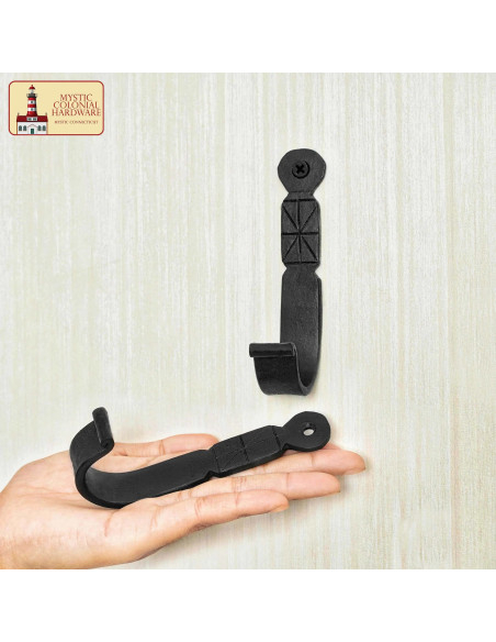 Rustikale handgeschmiedete Wandhaken...