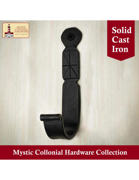 Gancho de pared rústico forjado a...