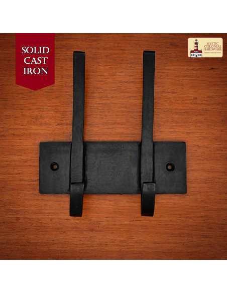 Rustikale Doppel-Hakenleiste zum...