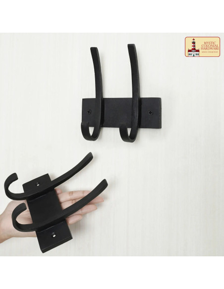 Dubbele rustieke haak om op te hangen...