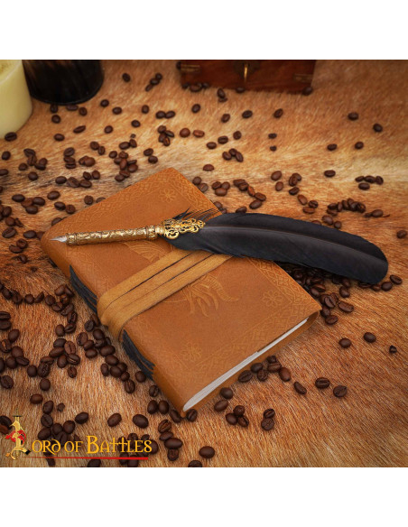 Tagebuch mittelalter Lederdeckel...