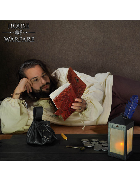 Diario medieval tapa cuero diseño...