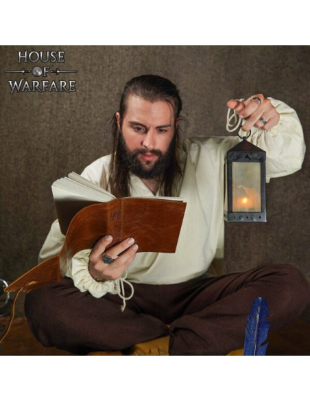 Diario medieval tapa y cuerdas cierre...