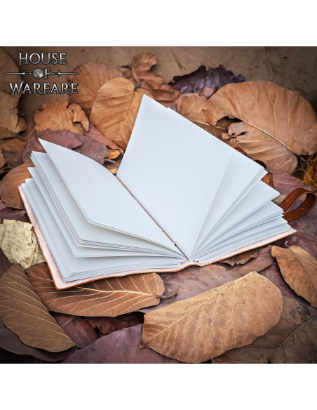 Middeleeuws dagboek met leren omslag,...