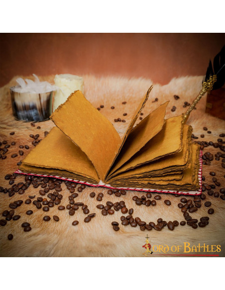 Diario medieval tapa cuero diseño...