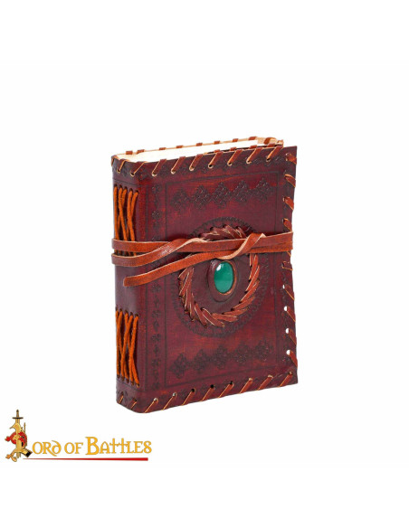 Diario medieval tapa cuero piedra...