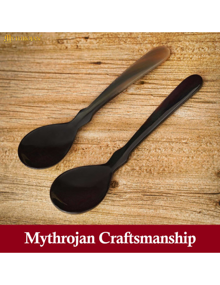 Sæt med 2 middelalderske skeer i...