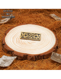 Viking-decoratieve plaat van messing, voor riemen