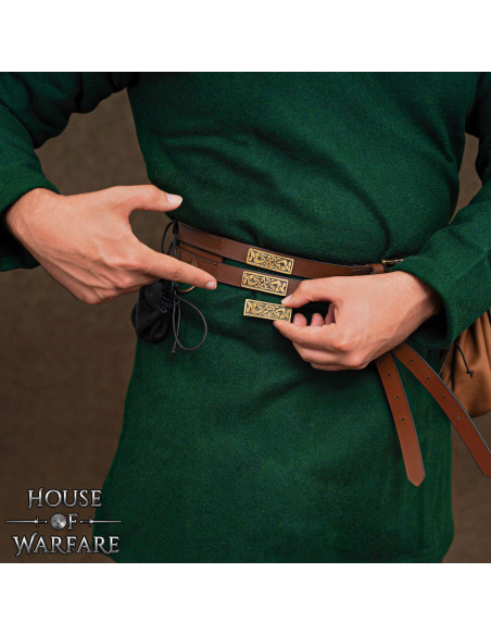 Placa decorativa vikinga en latón,...