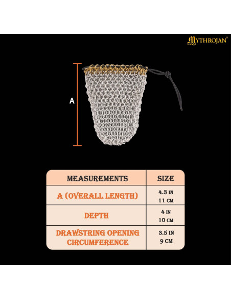 Bolsita limosnera en cota de malla...