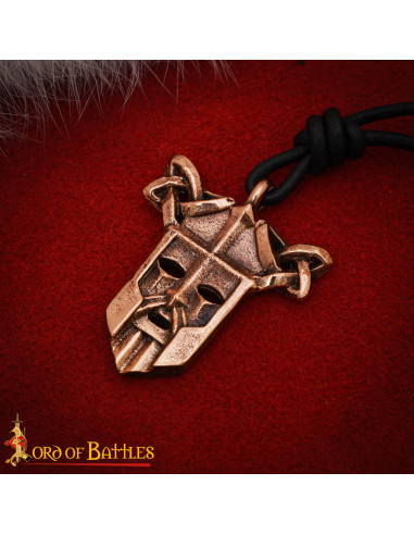 Viking-Anhänger aus Bronze, Amulett des Kriegers