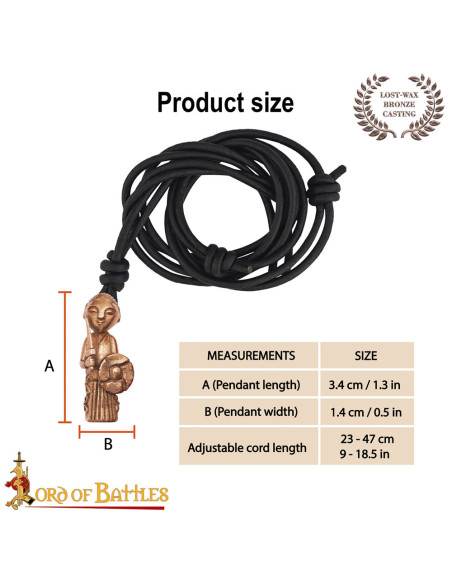 Colgante vikingo medieval dama... Colgante vikingo medieval dama...