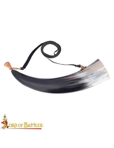 Echtes mittelalterliches Horn mit...