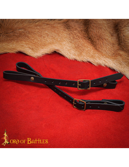 Harnas voor riem om zwaarden op te...