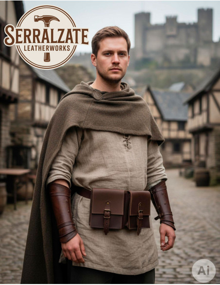 Bolso de cinturón medieval DuoPouch...