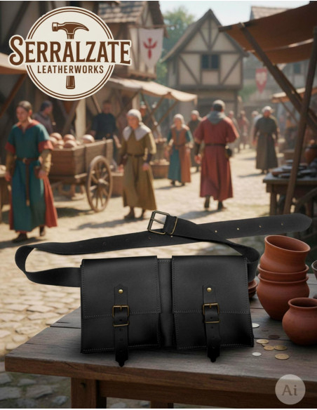 Mittelalterlicher Gürtelbeutel...