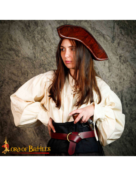 Handgemaakte Fantasy lederen riem,...