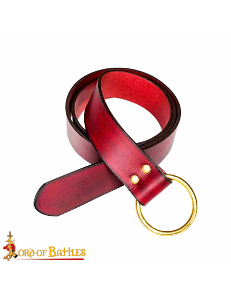 Handgemaakte Fantasy lederen riem,...