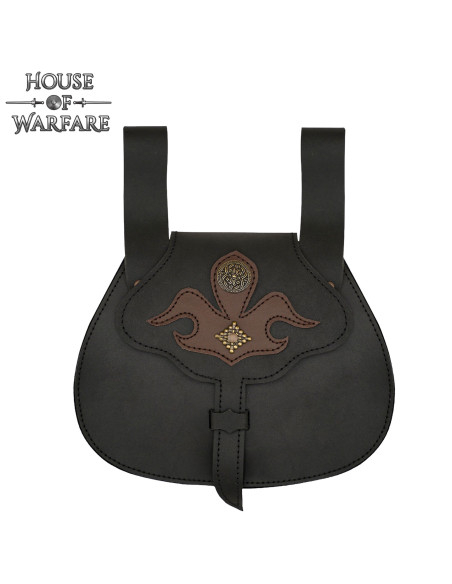 Bolso medieval para cinturón en cuero... Bolso medieval para cinturón en cuero...