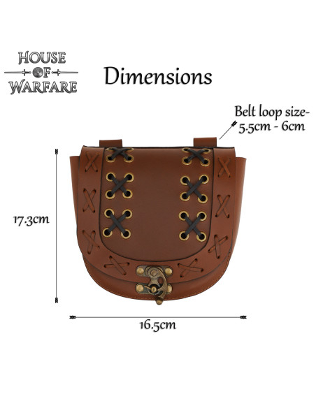 Bolso medieval con cordones para... Bolso medieval con cordones para...
