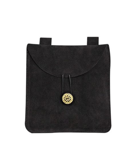 Mittelalterliche Tasche aus Wildleder...