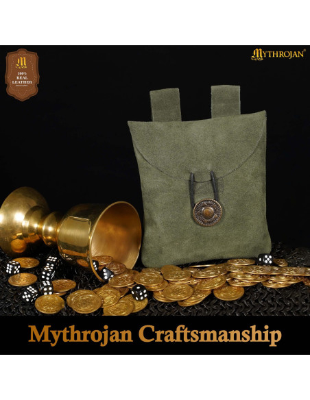 Bolso riñonera medieval piel de... Bolso riñonera medieval piel de...