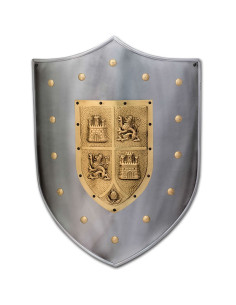 Castilla y León middelalderlig skjold