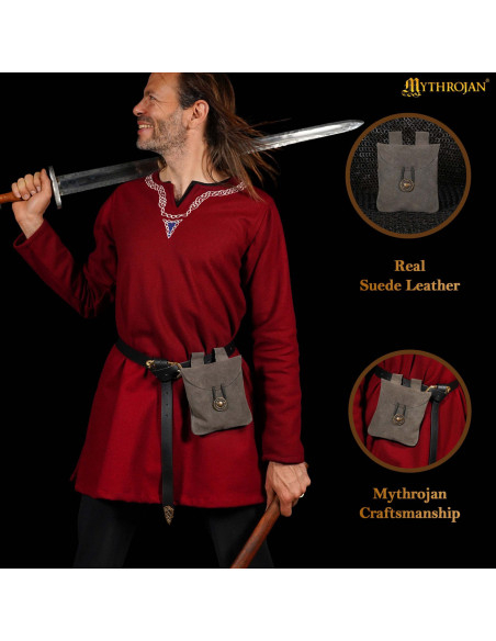 Bolso riñonera medieval piel de... Bolso riñonera medieval piel de...