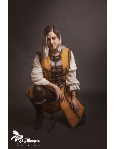 Cuera medieval larga para mujer,... Cuera medieval larga para mujer,...