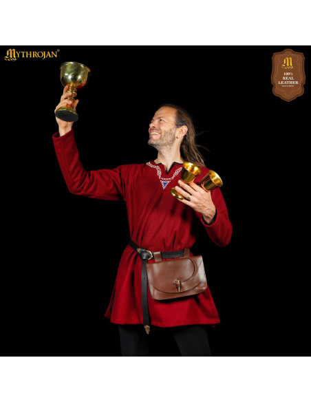 Bolso medieval para cinturón cierre... Bolso medieval para cinturón cierre...