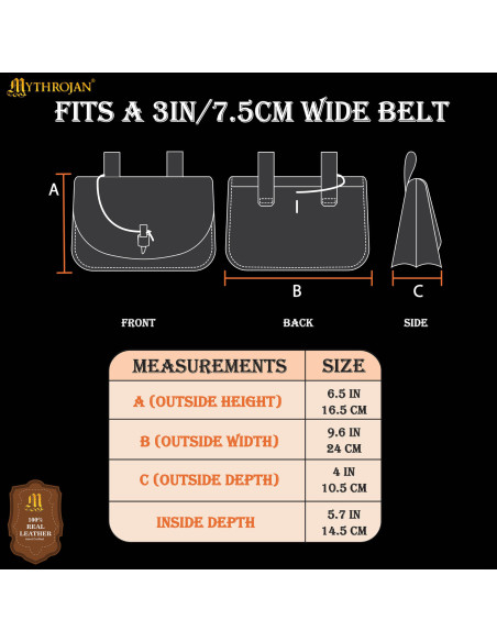 Mittelalterliche Gürteltasche mit...
