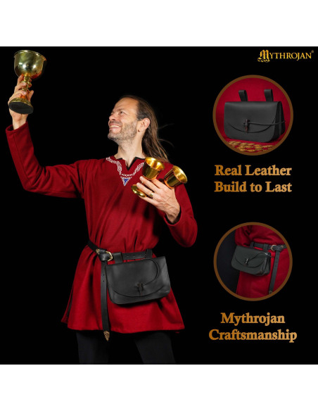Bolso medieval para cinturón cierre... Bolso medieval para cinturón cierre...