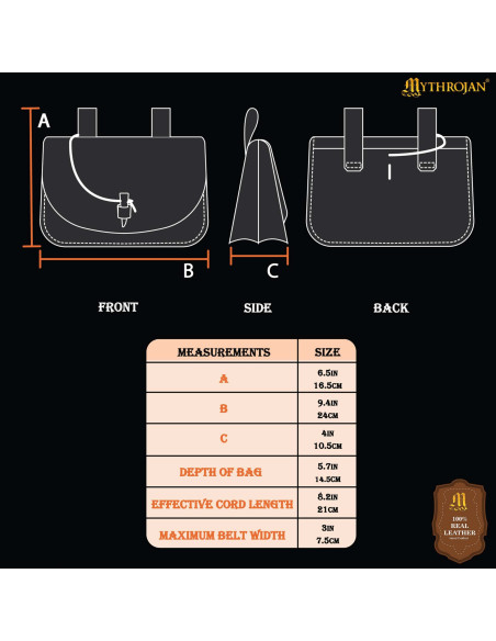 Mittelalterliche Gürteltasche mit...