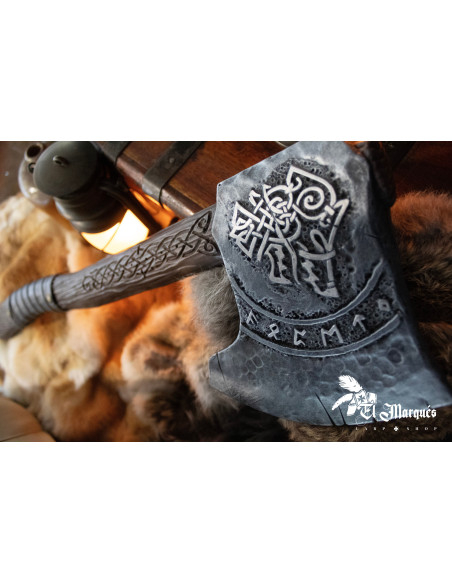 Vikingbijl van schuim voor Softcombat... Vikingbijl van schuim voor Softcombat...