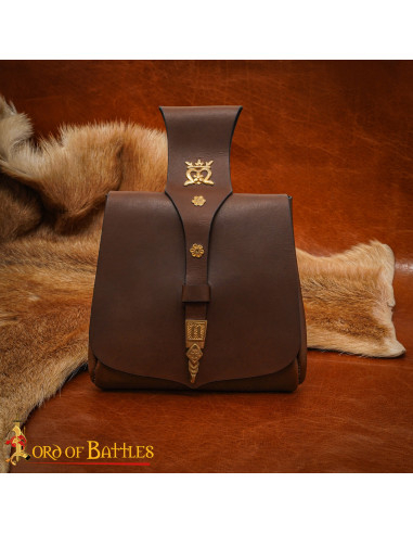 Niergentas Cortesano del Rey van leerbruin leerleder